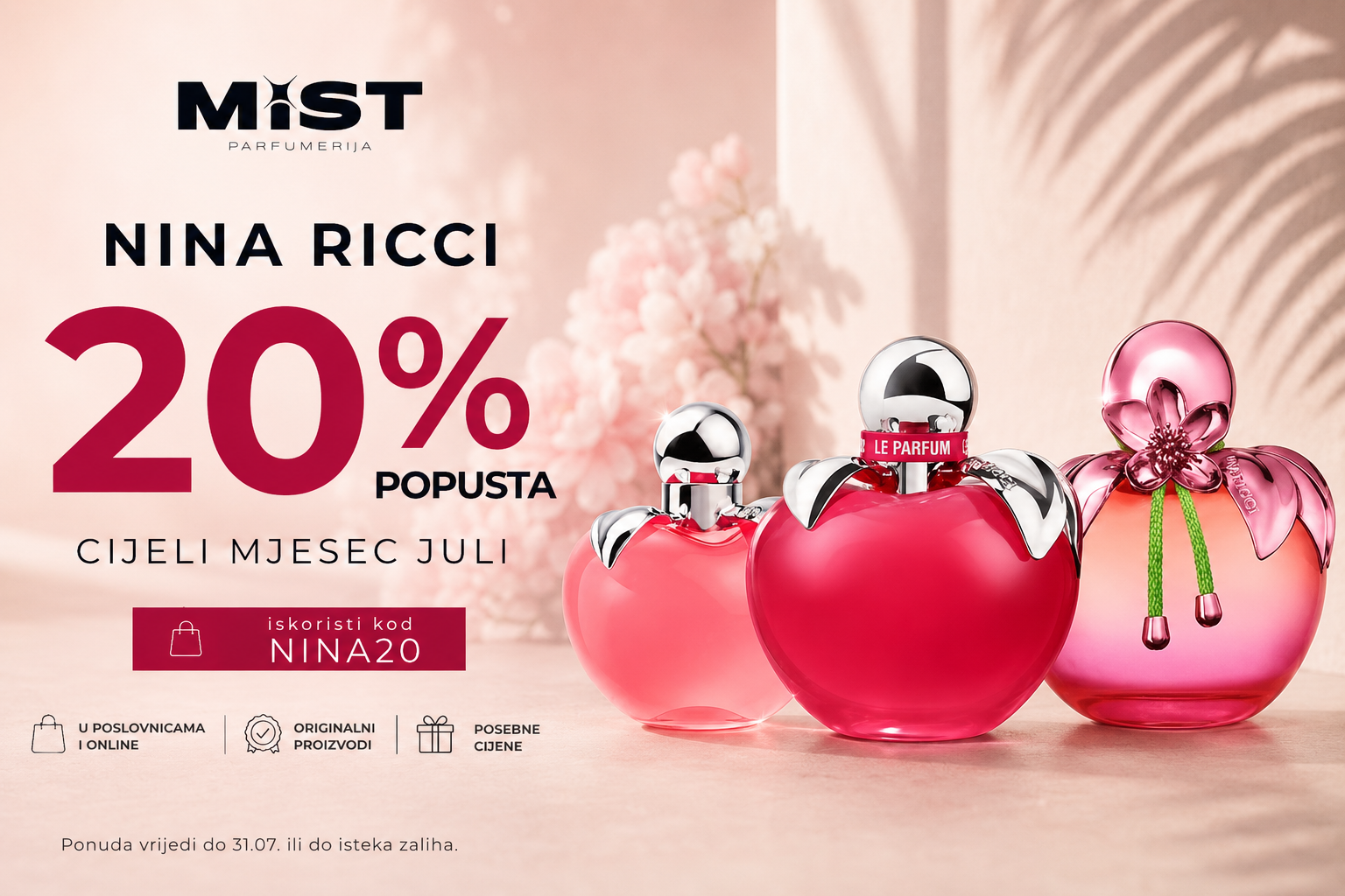 Popust na brend Nina Ricci