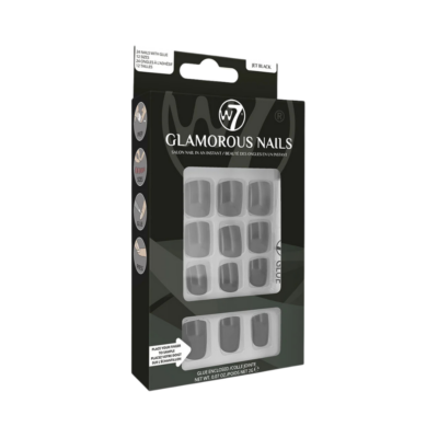 W7 Glamorous Nails - Jet Black