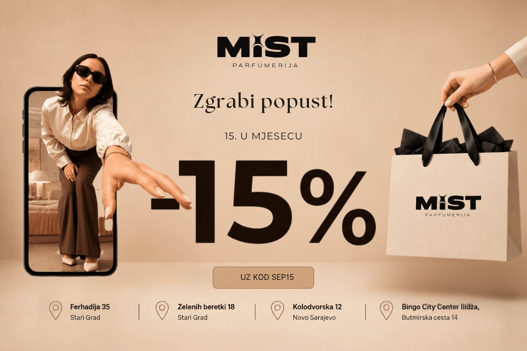 Mističnih 15% popusta