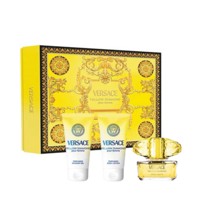 Versace Yellow Diamond Set EDT 50ml + Gel za tuširanje 50ml + Losion za tijelo 50ml