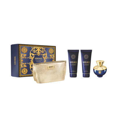 Versace Dylan Blue Pour Femme Set EDP 100ml + Gel za tuširanje 100ml + Losion za tijelo 100ml + Neseser